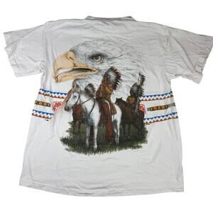 Sportnit Vintage Eagle Native American Graphic Tee XL